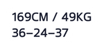 169cm 49kg 36 24 37