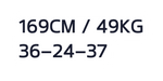 169cm 49kg 36 24 37